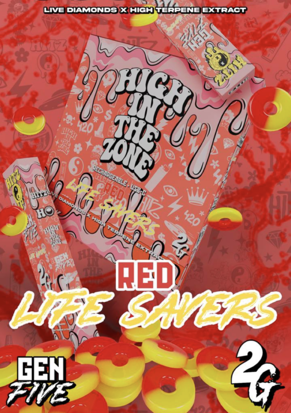 Hitz Disposable Red Life Savers